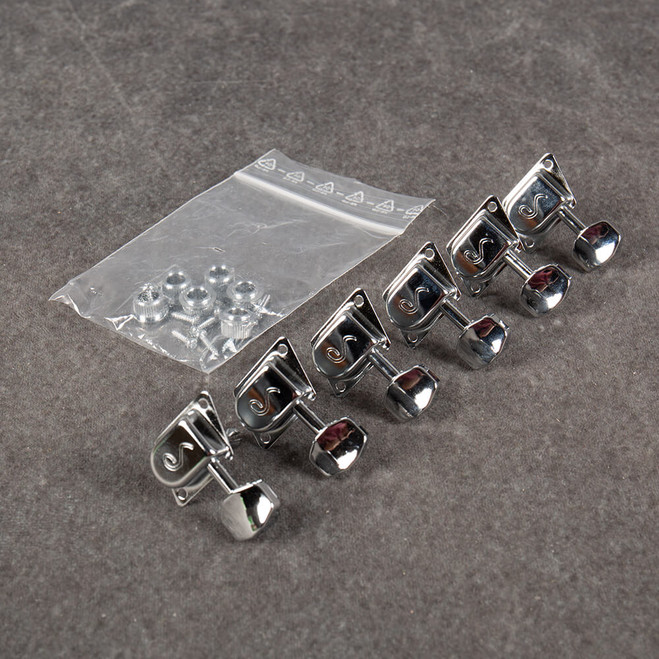 Schaller Original F-Series 70s 6L Machine Heads - Chrome - 2nd Hand