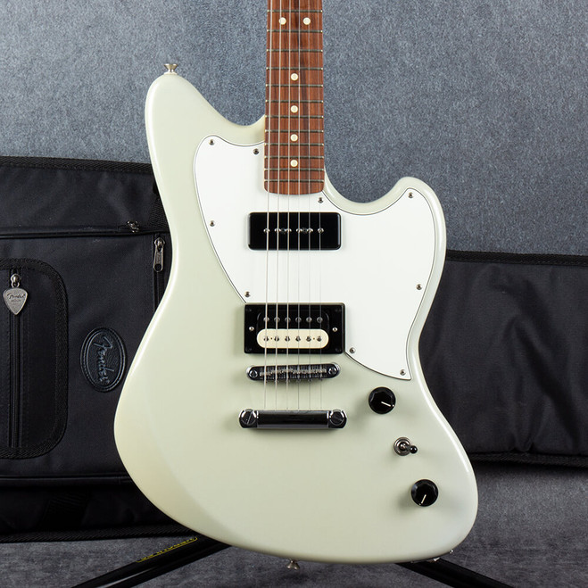 Fender Powercaster - White Opal - Gig Bag - 2nd Hand