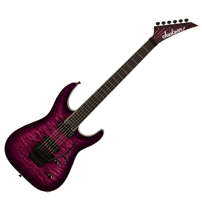 Jackson Pro Plus Series Dinky DKAQ - Transparent Purple Burst