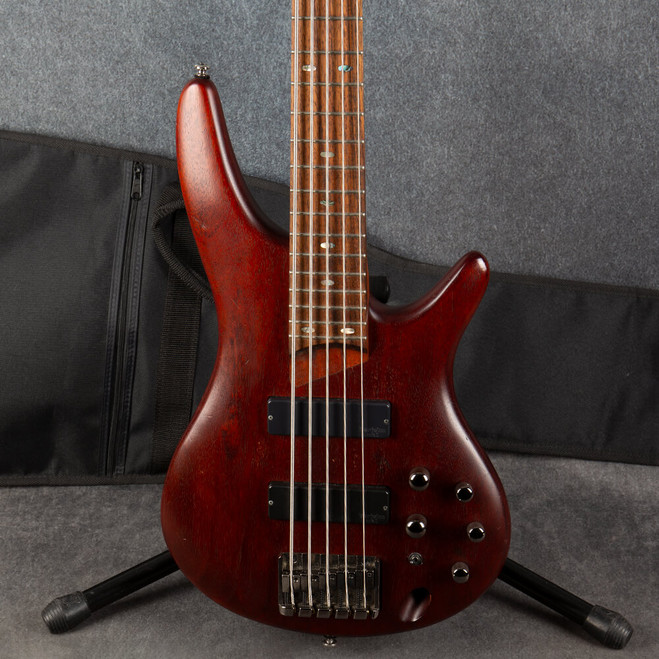 Ibanez Soundgear SR505 5-String Bass - Brown Mahogany - Gig Bag - 2nd Hand