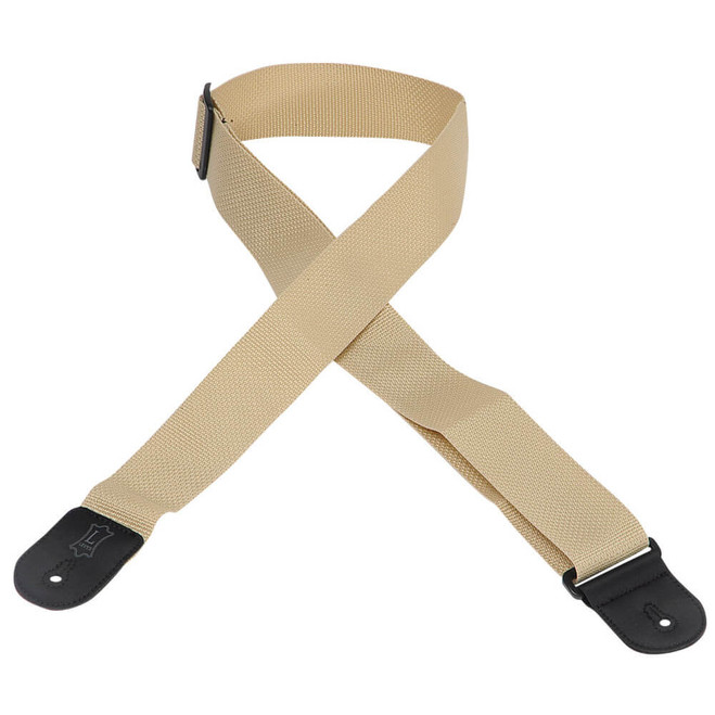 Levy's Classics Series Polyester 2" Guitar Strap - Tan