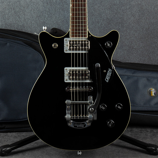 Gretsch G5232T Electromatic Double Jet - Black - Gig Bag - 2nd Hand