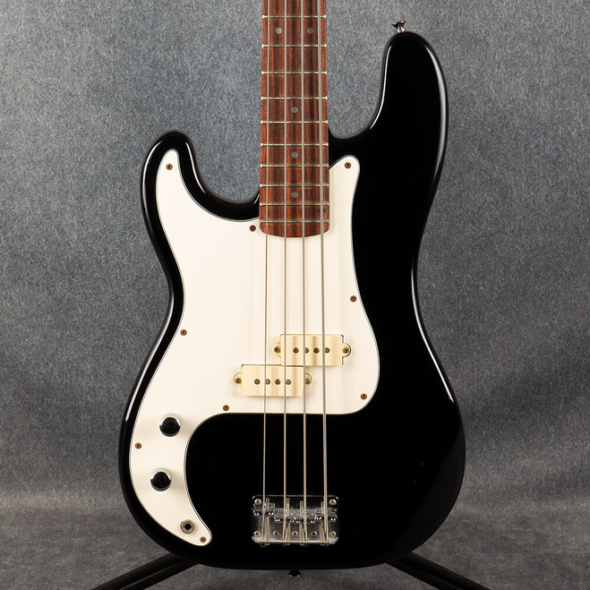 Encore E4 Electric Bass Guitar - Left Handed - Black - 2nd Hand