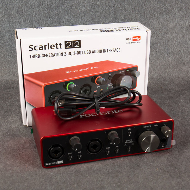 Focusrite Scarlett 2i2 3rd Gen - Boxed - 2nd Hand (128349)