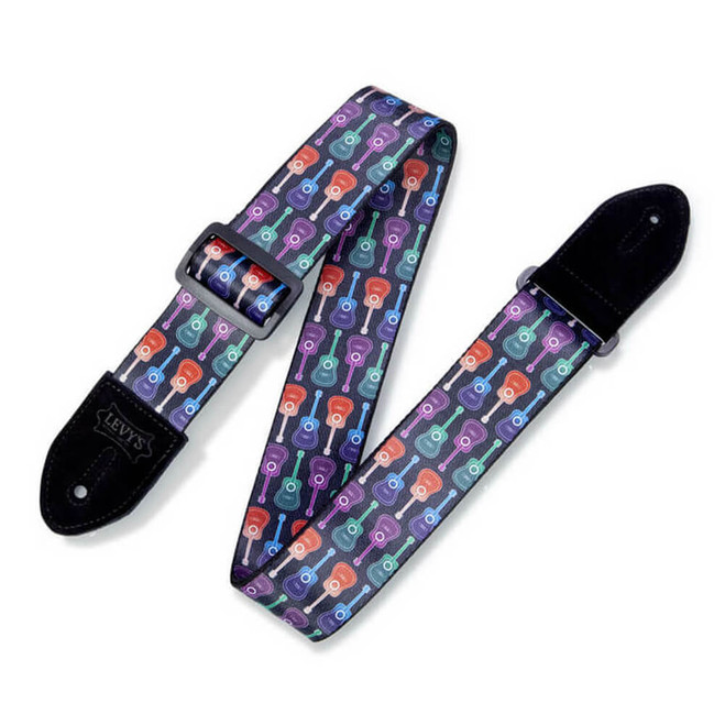 Levy's Print Series Polyester 2" Guitar Strap - Acoustic