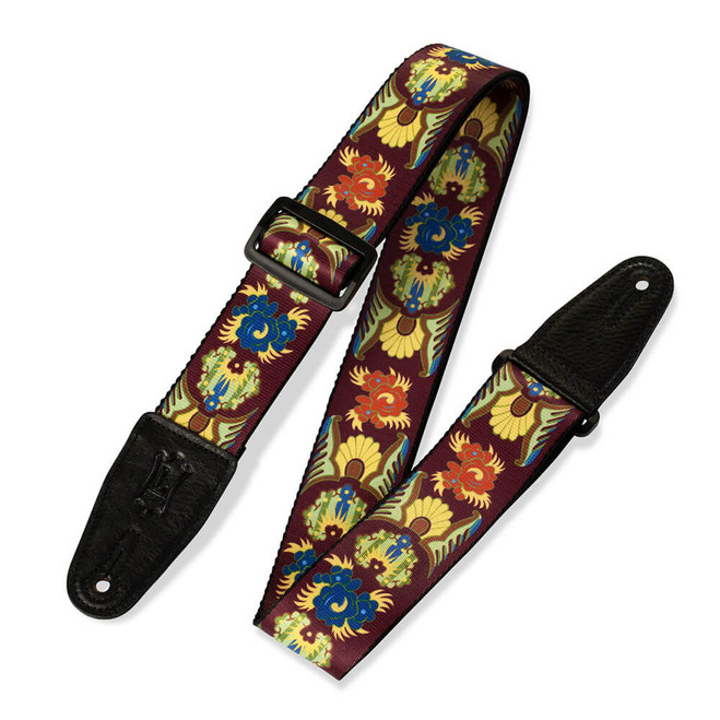 Levy's Print Series Polyester 2" Guitar Strap - Indian Heirloom