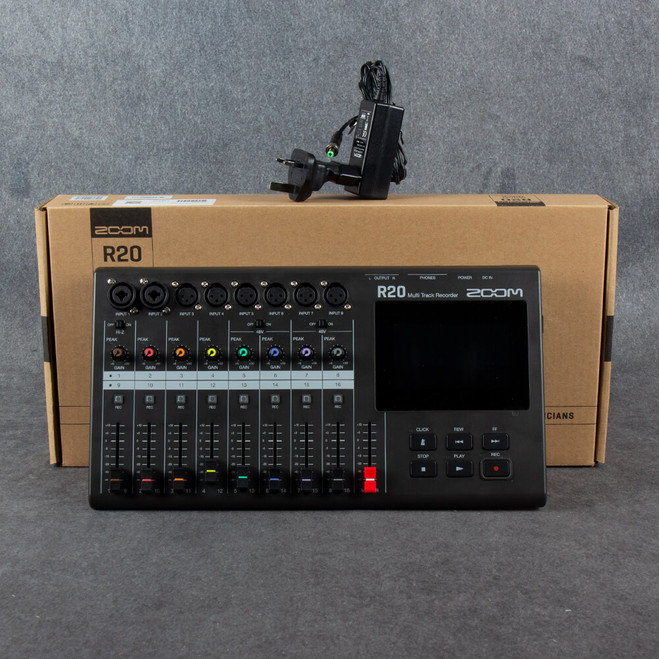 Zoom R20 MultiTrack Recorder - Box & PSU - 2nd Hand