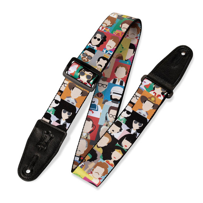 Levy's Print Series Polyester 2" Guitar Strap - Pop Art