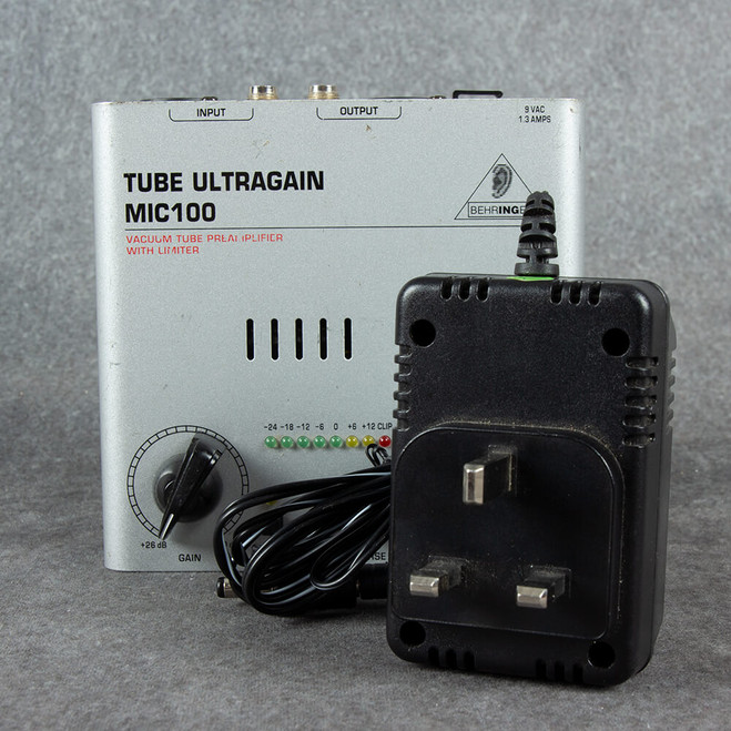 Behringer Ultragain MIC100 with PSU - 2nd Hand