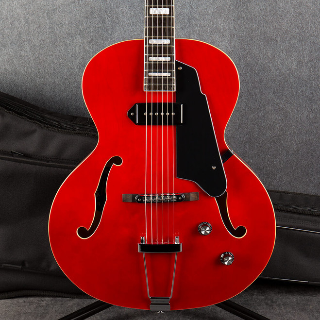 Grote GRWB ZTTR Hollow Body Jazz Guitar - Red - Gig Bag - 2nd Hand