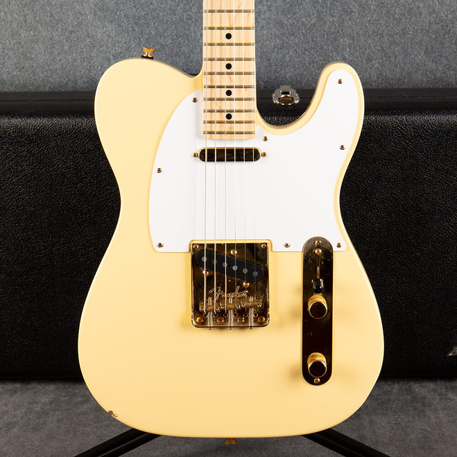 Fender 2019 Ltd Ed American Pro Telecaster - Vintage White - Case - 2nd Hand