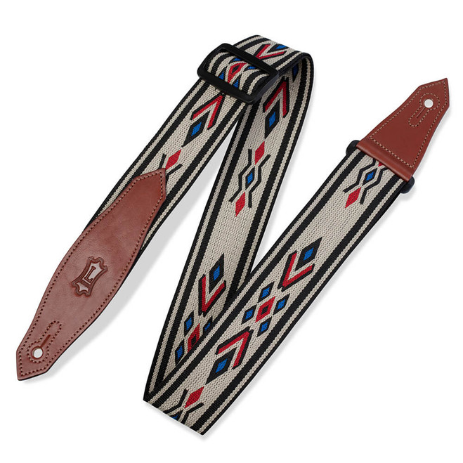 Levy's Print Series Jacquard Weave 2" Guitar Strap - Multi