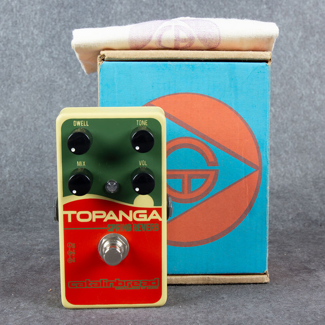 Catalinbread Topanga Spring Reverb Pedal - Boxed - 2nd Hand