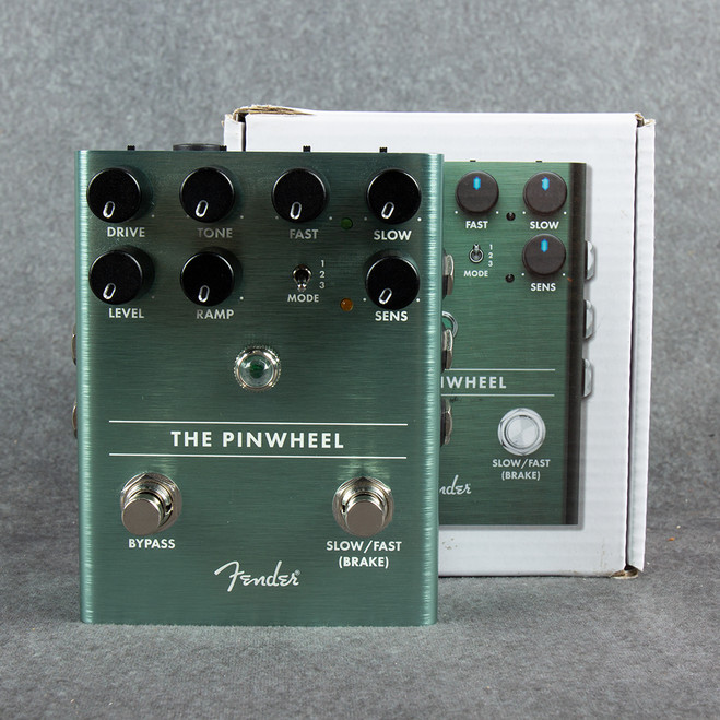 Fender The Pinwheel Rotary Speaker Emulator Effects Pedal - Boxed - 2nd Hand