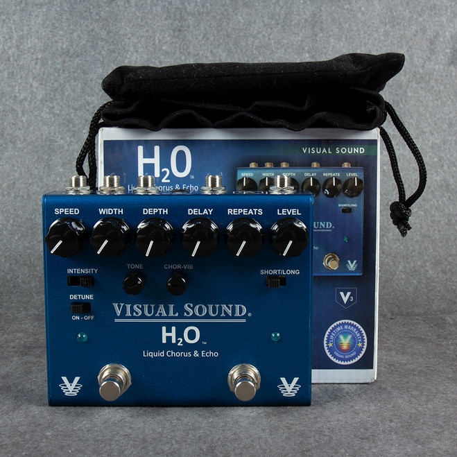 Visual Sound H2O Liquid Chorus & Echo Pedal - Boxed - 2nd Hand