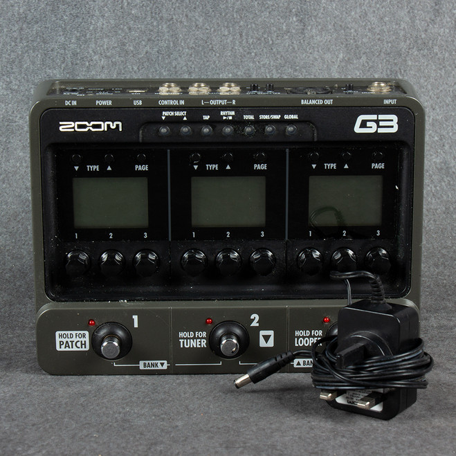 Zoom G3 Multi Effects Pedal with PSU - 2nd Hand
