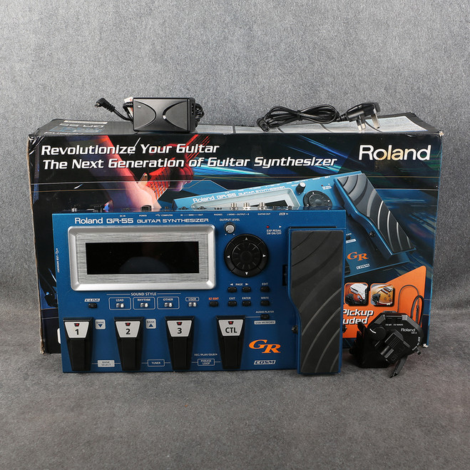 Roland GR-55 Guitar Synth with GK-3 Pickup - Box & PSU - 2nd Hand