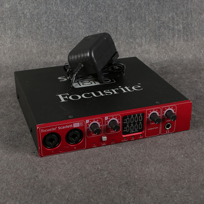 Focusrite Scarlett 18i6 Audio Interface - Gen 1 - PSU - 2nd Hand