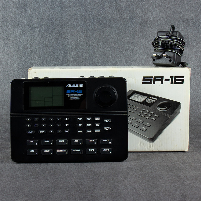 Alesis SR-16 Drum Machine - Box & PSU - 2nd Hand (130611)