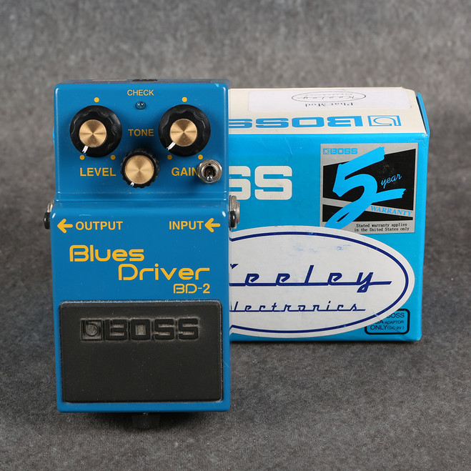 Boss BD-2 Blues Driver Keeley Mod - Boxed - 2nd Hand