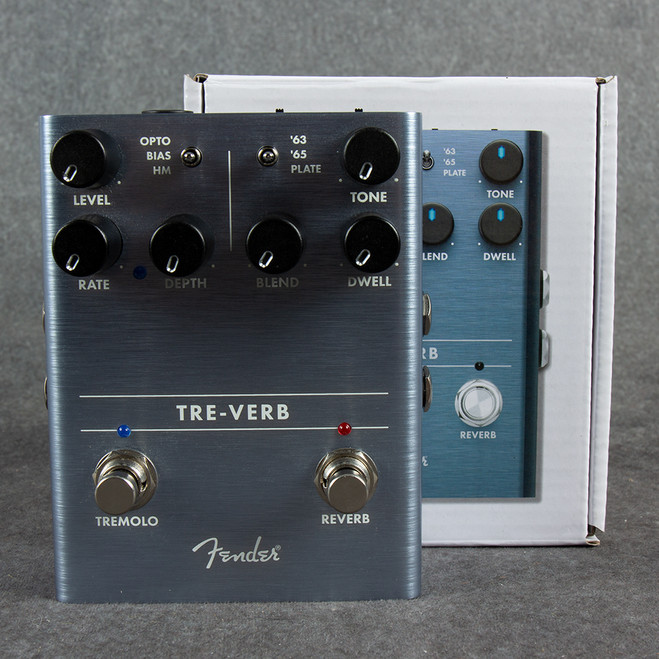 Fender Tre-Verb Digital Reverb/Tremolo - Boxed - 2nd Hand