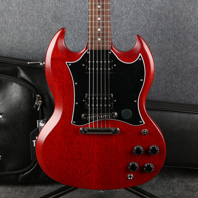 Gibson SG Tribute - Vintage Cherry Satin - Gig Bag - Ex Demo