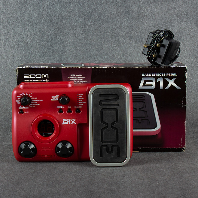 Zoom B1X Bass Multi FX Pedal - Box & PSU - 2nd Hand