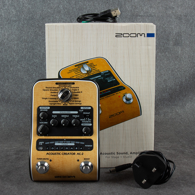 Zoom AC-2 Acoustic Creator - Box & PSU - 2nd Hand