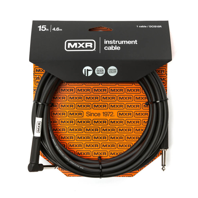 MXR Standard Instrument Cable, Right / Straight, 15ft