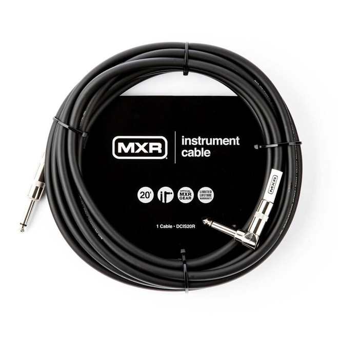 MXR Standard Instrument Cable, Right / Straight, 20ft