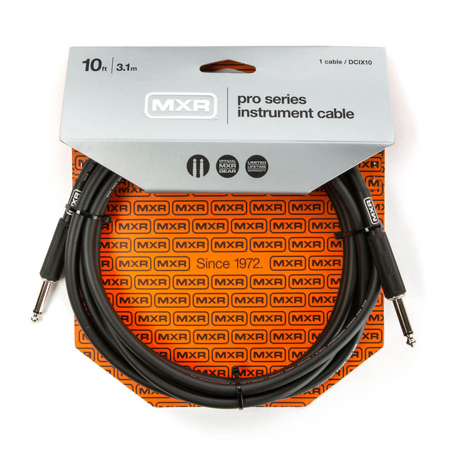 MXR Pro Series Instrument Cable, Straight / Straight, 10ft