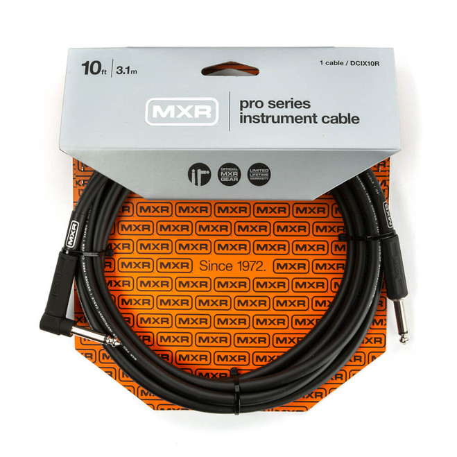 MXR Pro Series Instrument Cable, Right / Straight, 10ft