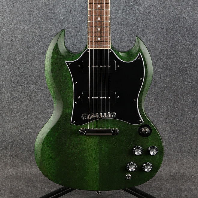 Epiphone SG Classic Worn P-90s - Worn Inverness Green - 2nd Hand