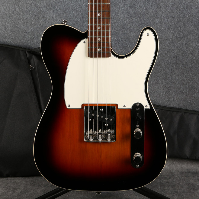 Squier FSR Classic Vibe 60s Custom Esquire - 3 Tone Sunburst - Bag - 2nd Hand