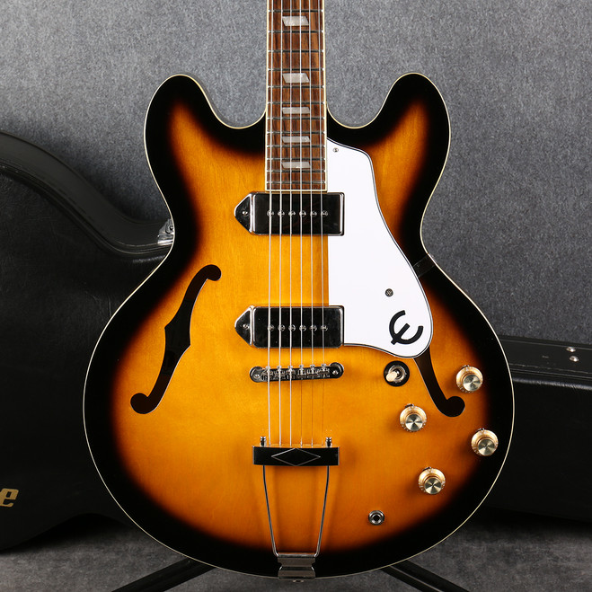 Epiphone Inspired By John Lennon 65 Casino - Vintage Sunburst - Case - 2nd Hand