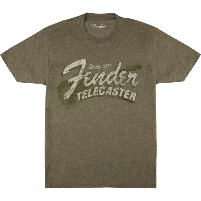 Fender Since 1951 Telecaster T-Shirt - Military Heather Green - Large