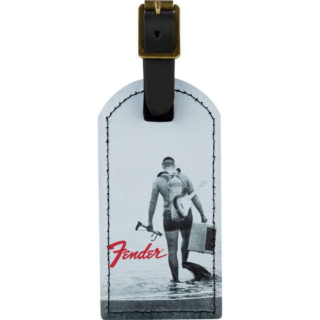 Fender Vintage Luggage Tag, Scuba Diver