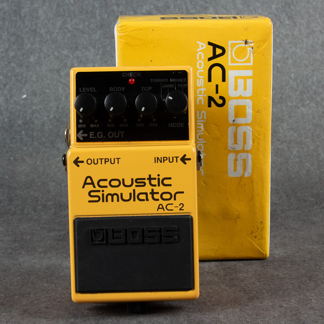 Boss AC-2 Acoustic Simulator Pedal - Boxed - 2nd Hand