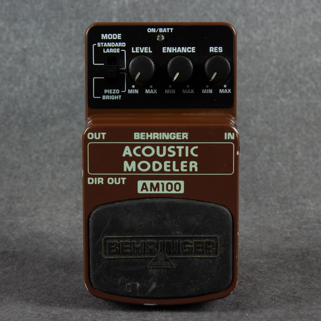 Behringer AM-100 Acoustic Modeler Pedal - 2nd Hand