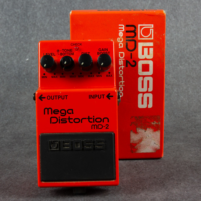 Boss MD-2 Mega Distortion Pedal - Boxed - 2nd Hand (132529)