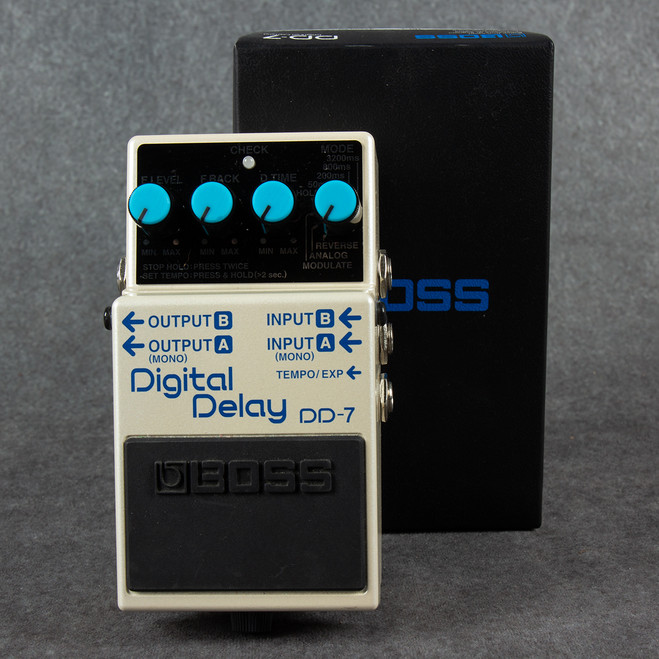 Boss DD-7 Digital Delay Pedal - Boxed - 2nd Hand (132572)