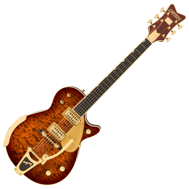 Gretsch G6134TGQM-59 Ltd Quilt Classic Penguin with Bigsby - Forge Glow