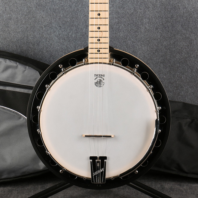 Deering Goodtime GDT-G2L 5 String Banjo - Left Handed - Gig Bag - 2nd Hand