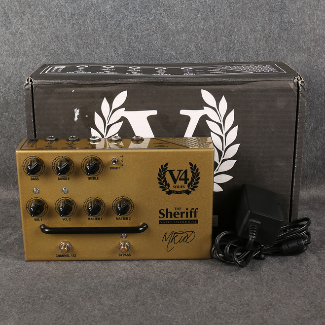 Victory V4 The Sheriff Preamp Pedal - Box & PSU - 2nd Hand