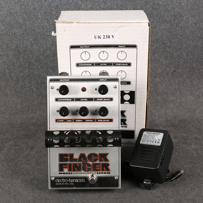 Electro Harmonix Black Finger Compressor - Box & PSU - 2nd Hand (133312)
