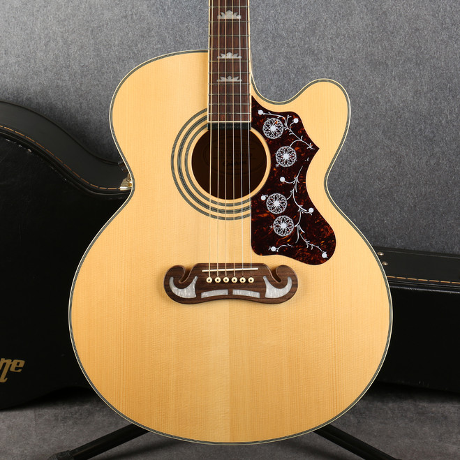 Epiphone EJ-200CE Electro Acoustic - Natural - Hard Case - 2nd Hand