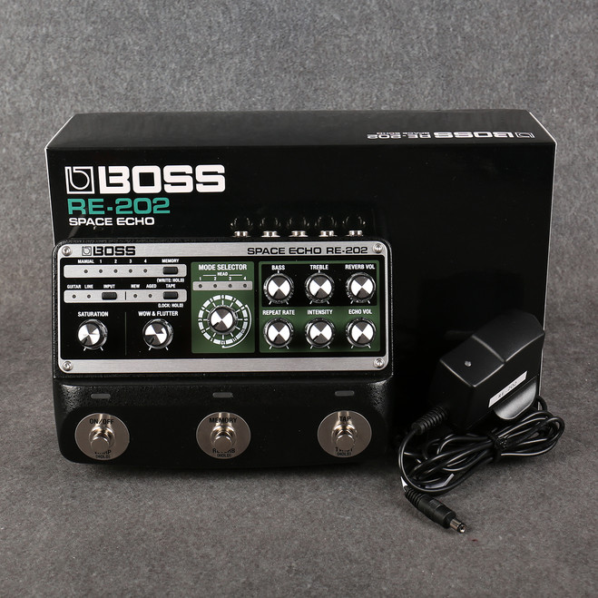 Boss RE-202 Space Echo Delay Pedal - Box & PSU - 2nd Hand