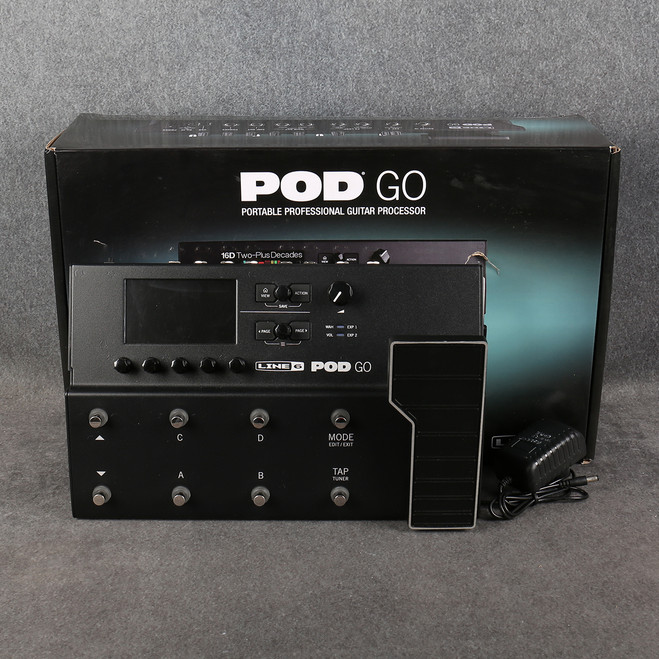 Line 6 Pod Go Multi-Effects Pedal - Box & PSU - 2nd Hand