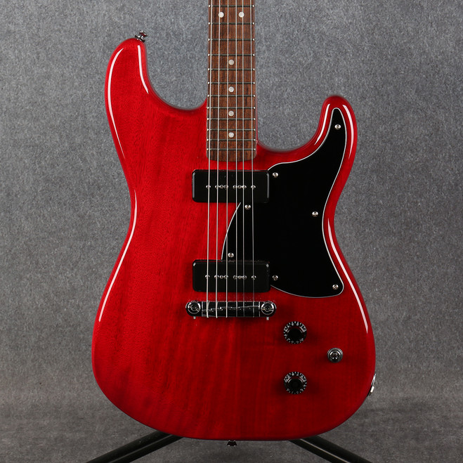 Squier Paranormal Strat-O-Sonic - Crimson Red Transparent - 2nd Hand