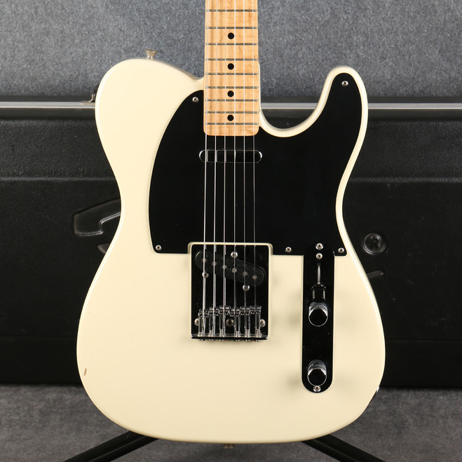 Squier Silver Series Telecaster - White - Hard Case - 2nd Hand